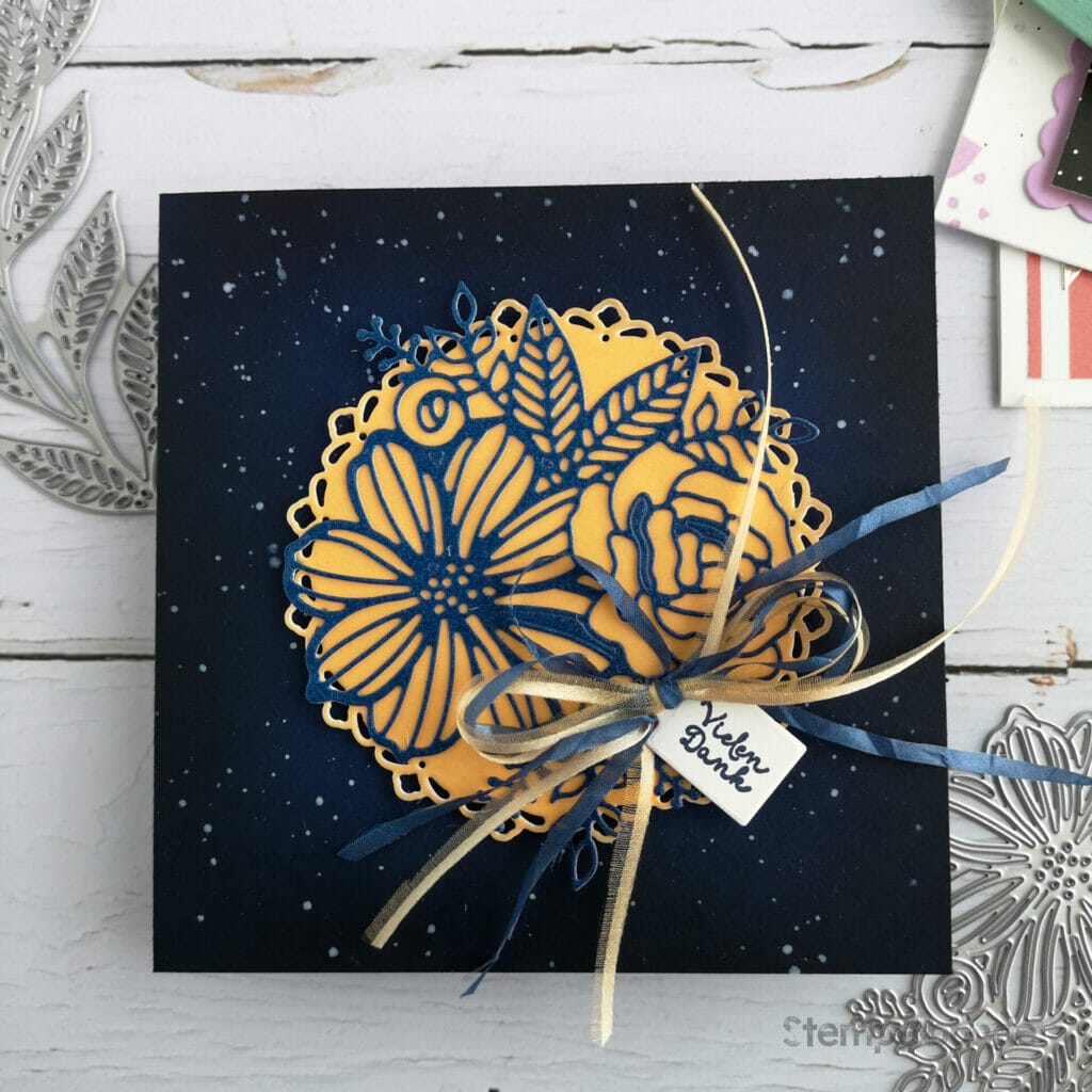 Stampin Up Team Challenge Juni 2021 Blumen im Quadrat