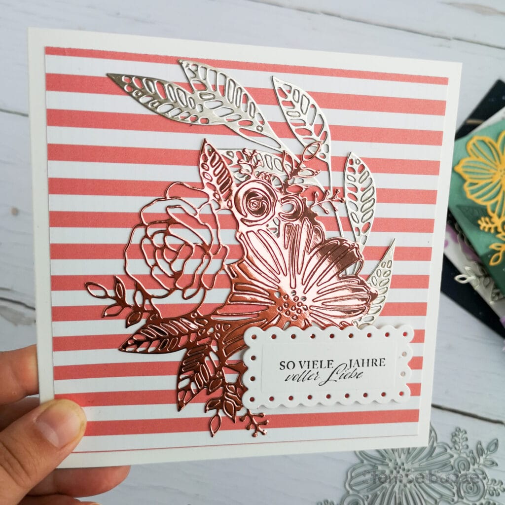 Stampin Up Team Challenge Juni 2021 Blumen im Quadrat